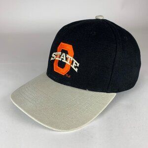 Oregon State Beavers NCAA Vintage Black Gray Richardson Strapback Hat READ